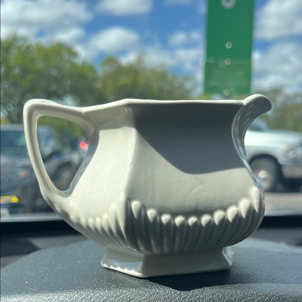 Adams Empress Ironstone Creamer -